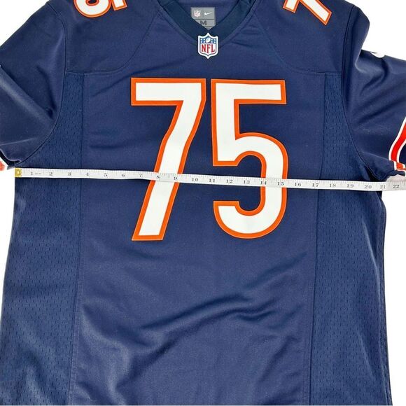 Kyle Long Chicago Bears Nike NFL On Field #75 Navy Blue Game Jersey Size Medium - Picture 12 of 14